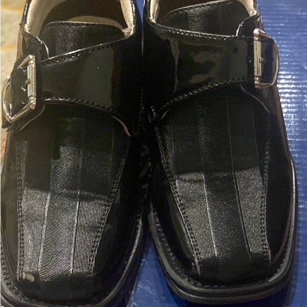 Black Boys Dress Shoes